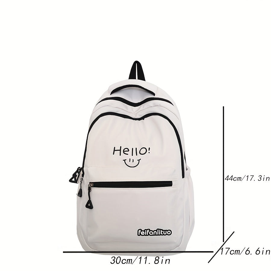 Preppy Style School Backpack for Students