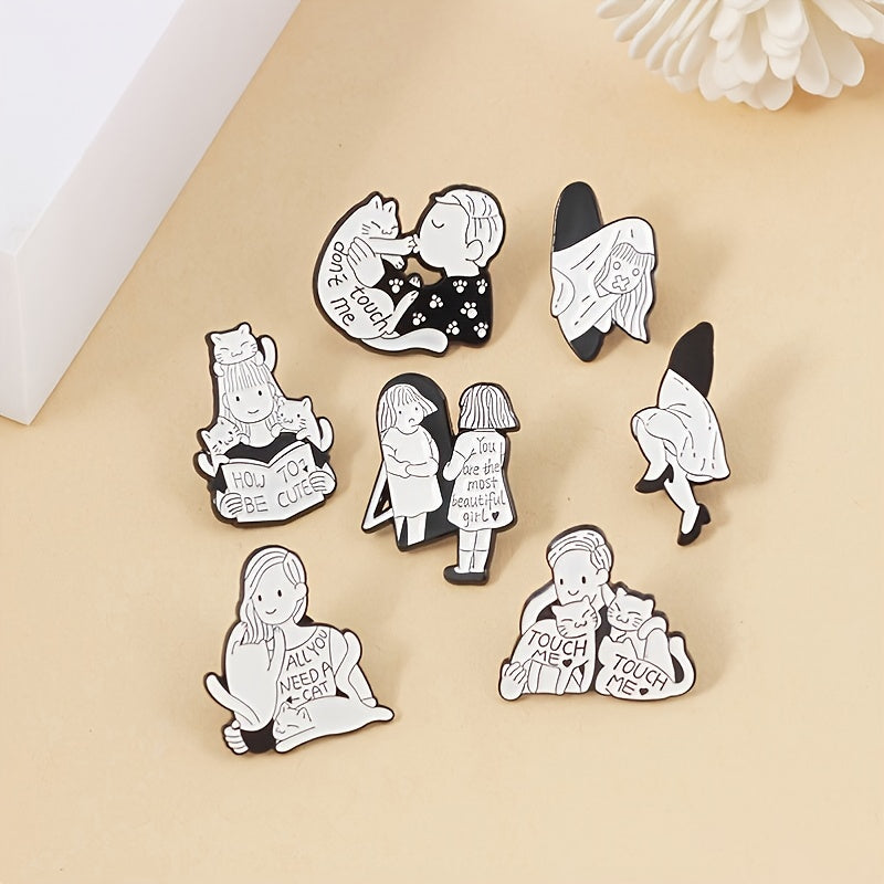 Stylish Cat Zinc Alloy Pin