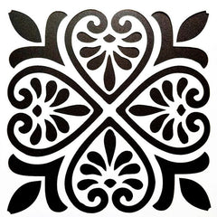 Vintage Pattern Stencils Set for DIY Painting on Tile Floor Furniture