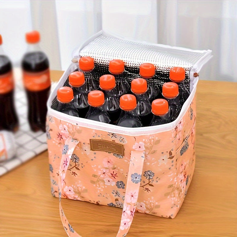 Insulated Large Capacity Lunch Bag Leakproof Waterproof for School Picnic