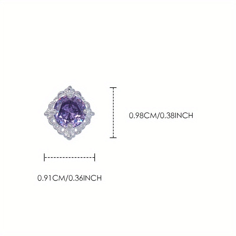 3D Nail Art Rhinestones Zircon Nail Rhinestones Metal Gems Jewels Stones