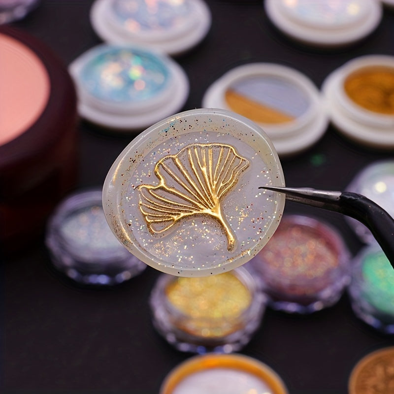 Creative Seal Glitter Powder Gold & Silver Envelope Making Supplies