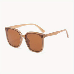 Square Sunglasses Men Women Casual Mirror Lens UV400