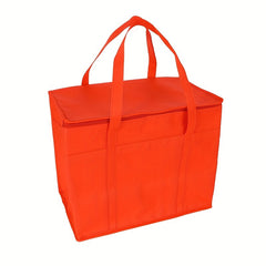 Large Red Insulated Bag Aluminum Foil Cooler Lunch Bag