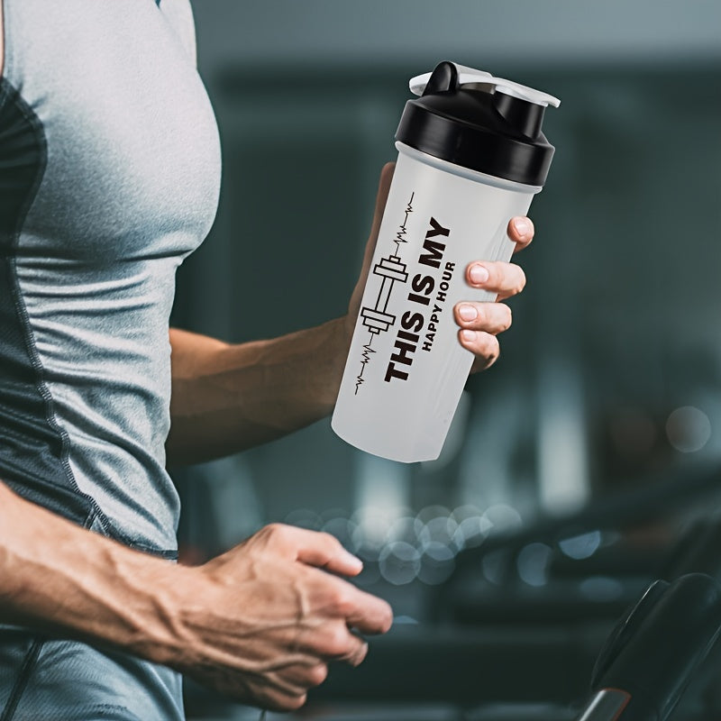 600ml Leak Proof Protein Shaker Bottle for Smoothies and Fitness