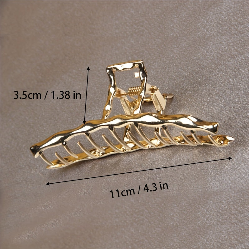 Metal Hair Claw Back Head Ponytail Holder Hair Accessories