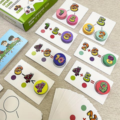 Wooden Number Chess for Kids: Early Math Addition Subtraction Set