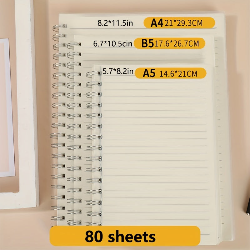 1pc Spiral Notebook College Ruled 80 Sheets