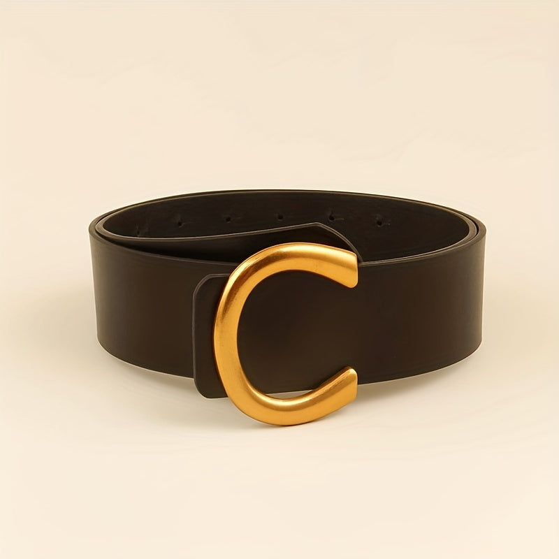 C Buckle Classic Belts Candy Wide Dress Belt