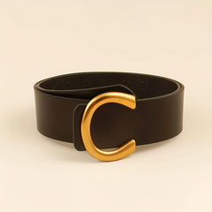C Buckle Classic Belts Candy Wide Dress Belt