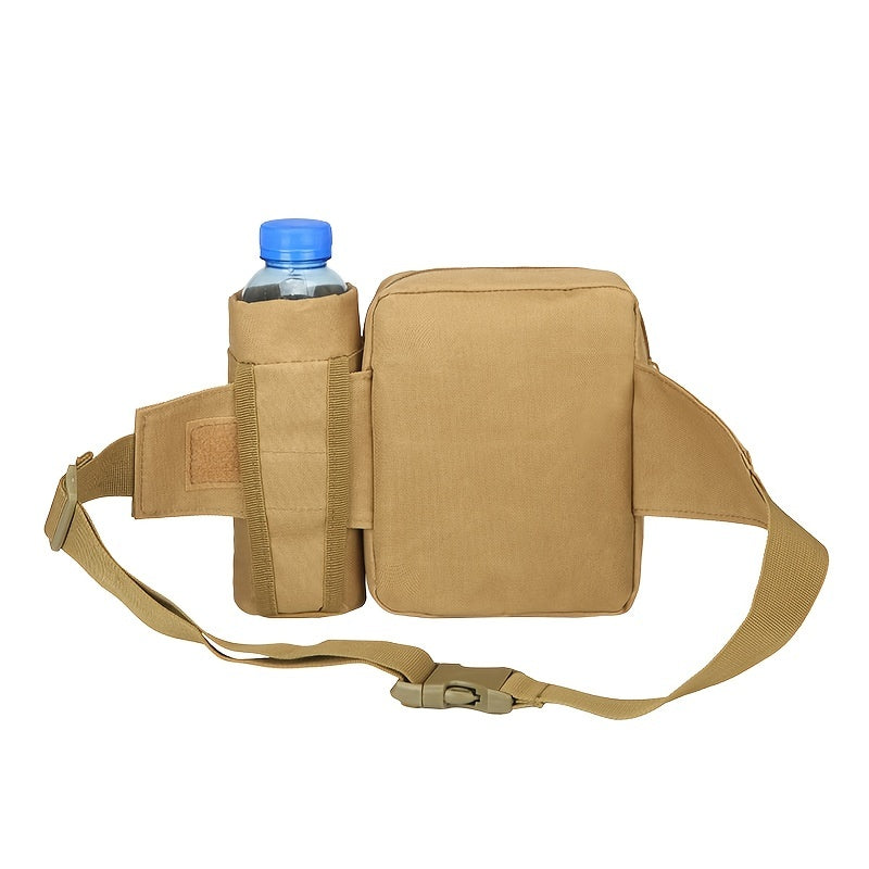 Tactical Waist Pack with Water Bottle Holder for Outdoor Activities