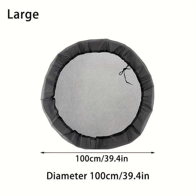1pc Garden Bucket Mesh Cover Anti Drop Leaf Filter Mesh