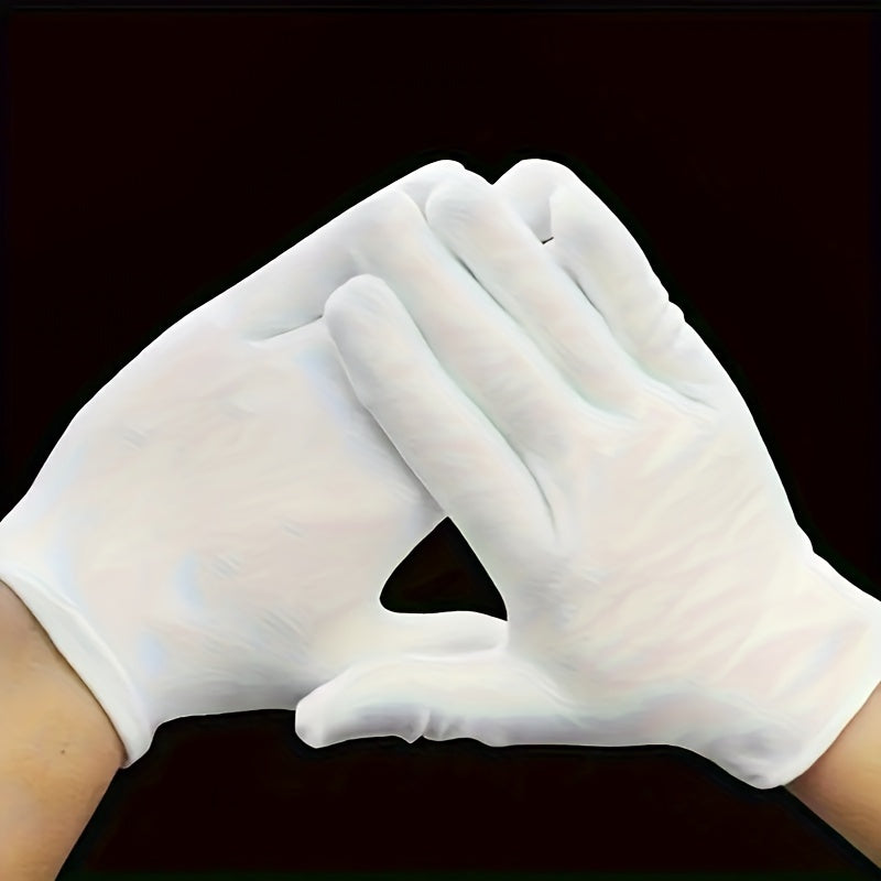 5 Pairs Soft Stretchable Lining Gloves for Household Cleaning and Jewelry Work