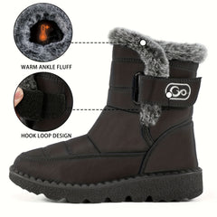 Arrival High Top Plush Lined Thermal Furry Snow Shoes