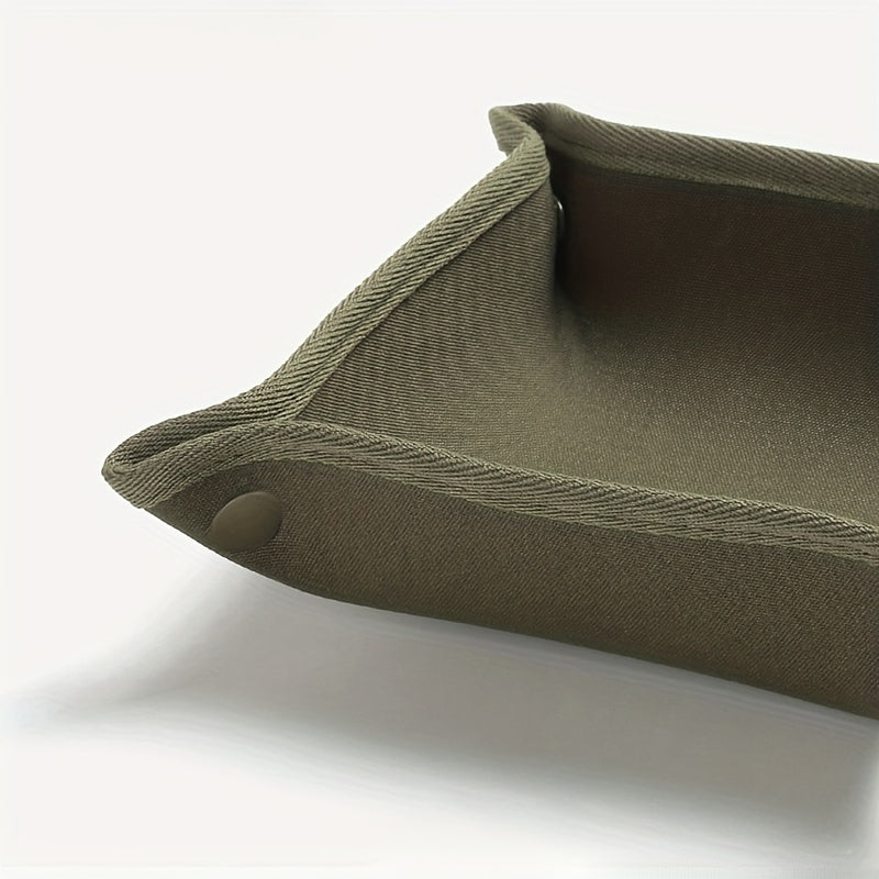Outdoor Canvas Storage Box for Camping Debris and Picnic Supplies
