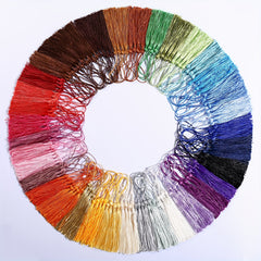 100pcs 144pcs Bookmark Tassels For Crafts Keychain Graduation