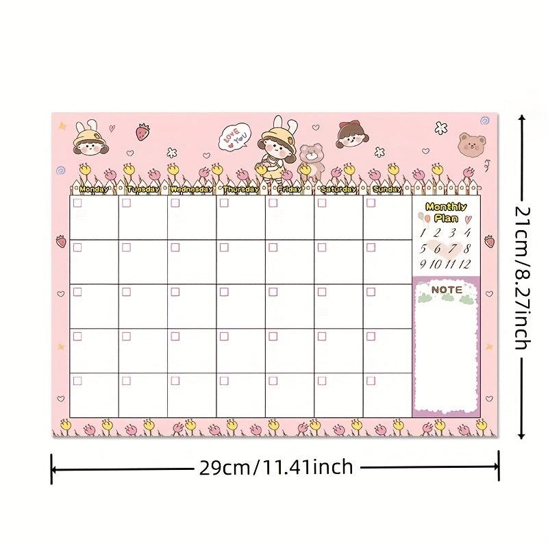 Student Monthly Planner Daily Curriculum Time Management Schedule Punch List