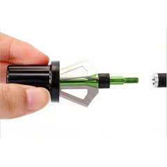 2pcs Broadhead Wrenches Arrow Maintenance Tool with 12 Blade Gaps