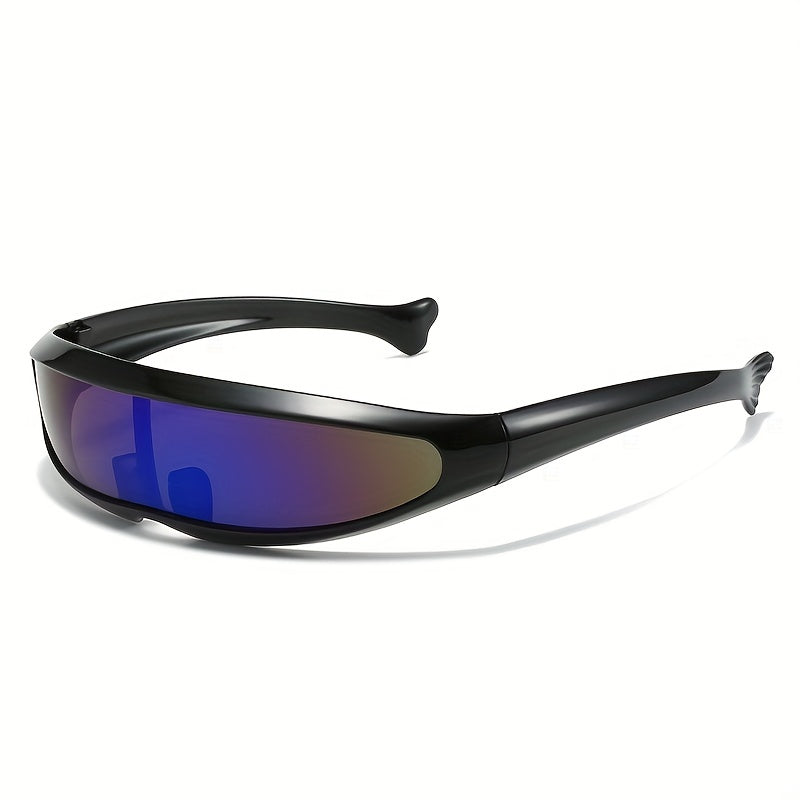 Unisex Dolphin Sunglasses Fish Shaped Glasses for Outdoor Sports