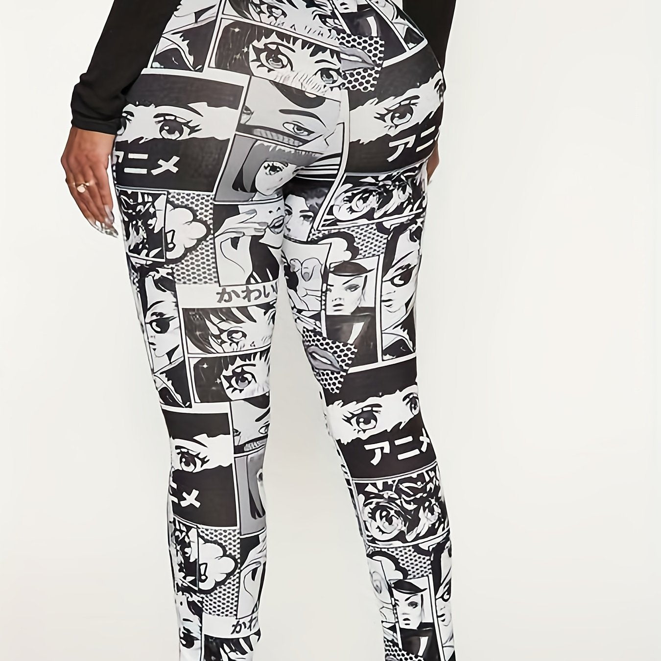  Women's Cartoon Print Leggings
