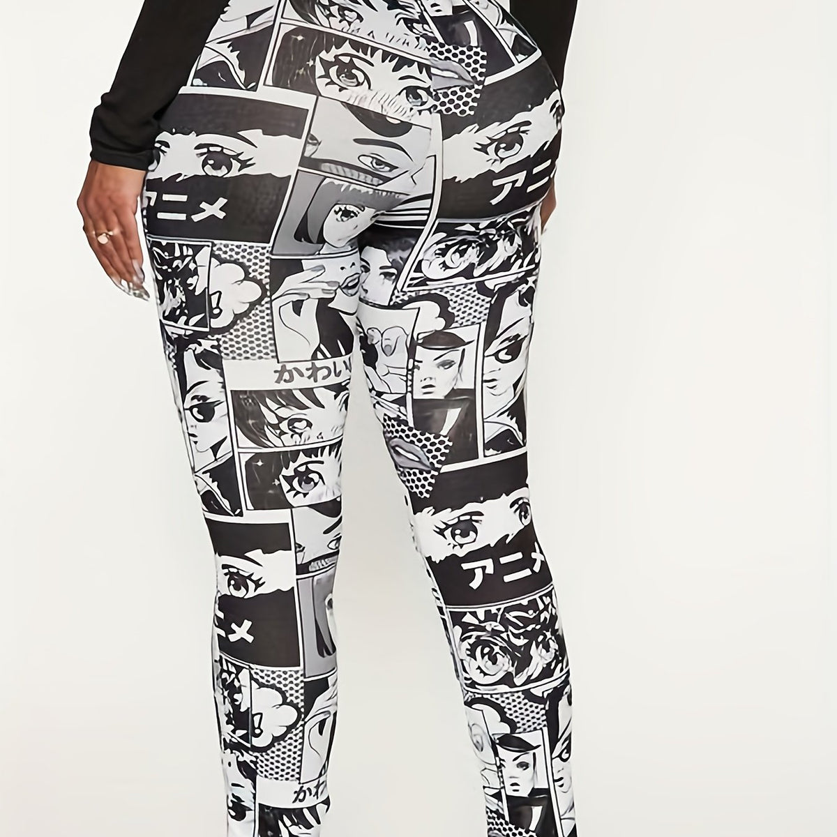  Women's Cartoon Print Leggings