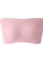  Padded Seamless Bra Tube Top Women's Sexy Crop Top