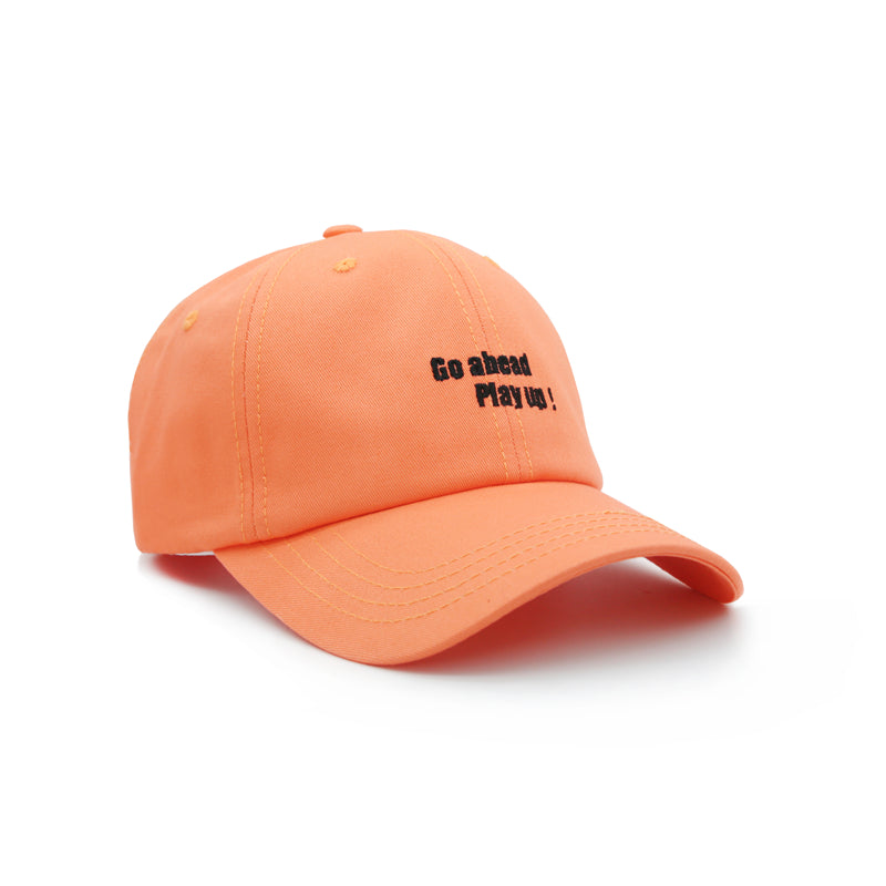 Vintage Embroidery Letters Baseball Cap Adjustable Casual Style Man Unisex Hat
