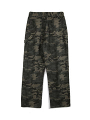 Men's Camo Cargo Pants Straight Leg Street Style
