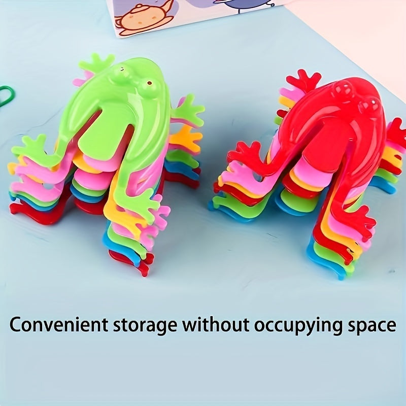 Mini Transparent Frog Jumping Toy 24pcs for Birthday Party and Teaching