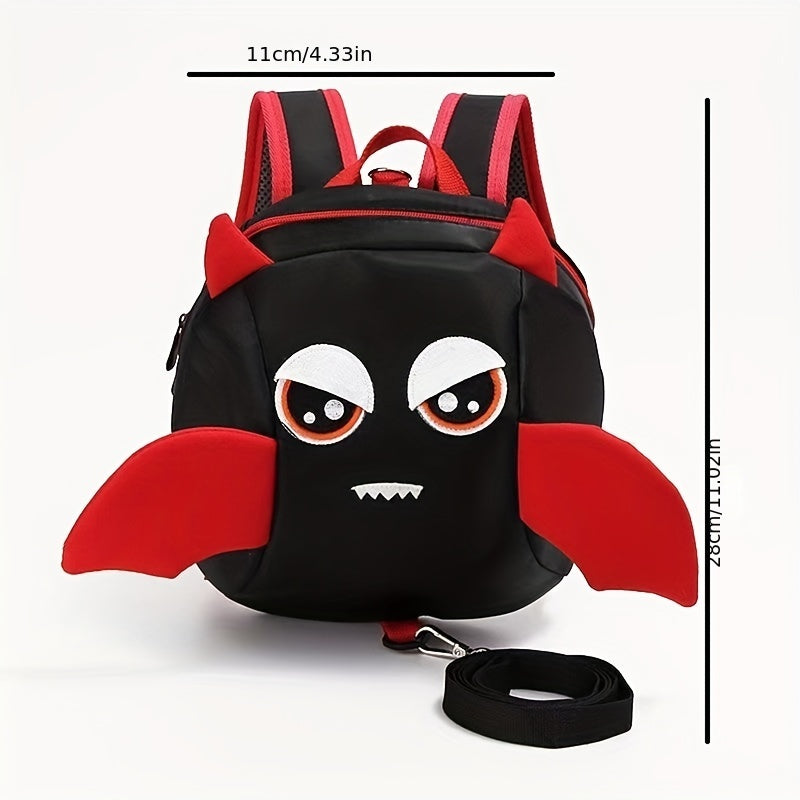 Kids Devil Backpack with Anti-Lost Rope, Lightweight Schoolbag
