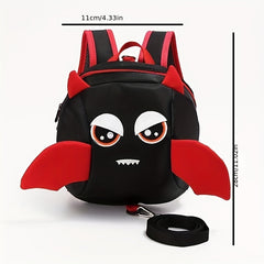 Kids Devil Backpack with Anti-Lost Rope, Lightweight Schoolbag