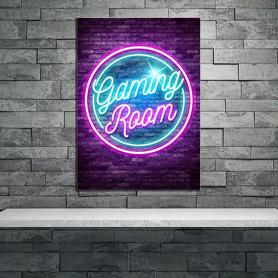 Modern Neon Art Wall Painting Game Room Wall Stickers