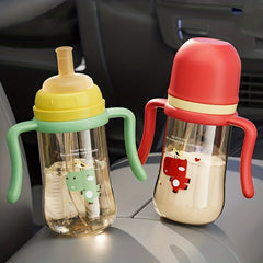 Spill Proof Magic Sippy Cup With Straw Handle For Baby