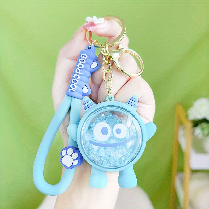 Cartoon Doll Pendant Keychain Car Keychain Wristlet Strap Hand Wrist Key Ring