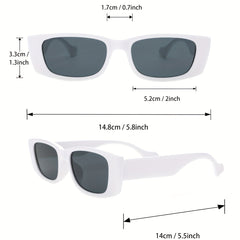Square Frame Sunglasses Wrap Around Glasses UV400