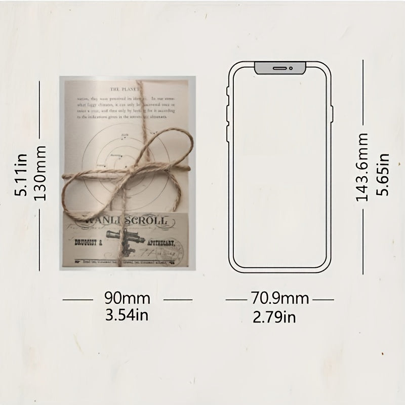 Vintage Newspaper Style Material Paper - DIY Crafts, Gift Wrapping