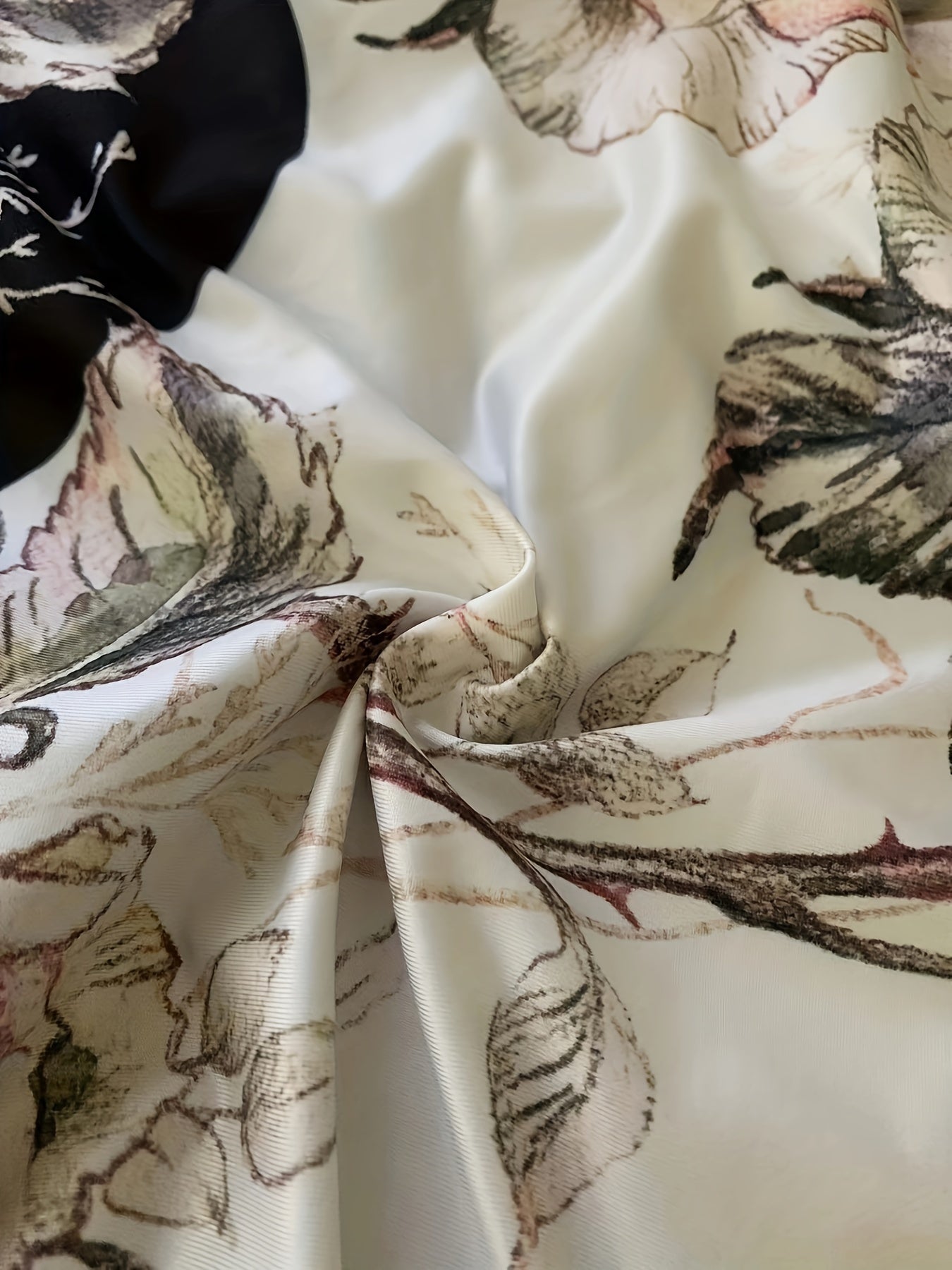 Women's Plus Floral Print Top & Pants Set