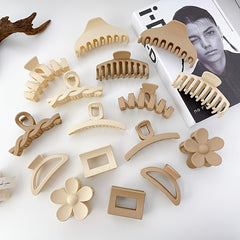 Brown Acetate Hair Claw Clip Strong Hold Grip for Thick Hair