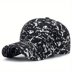 Dotted Print Cotton Baseball Cap Hip Hop Candy Casual Dad Hats Adjustable
