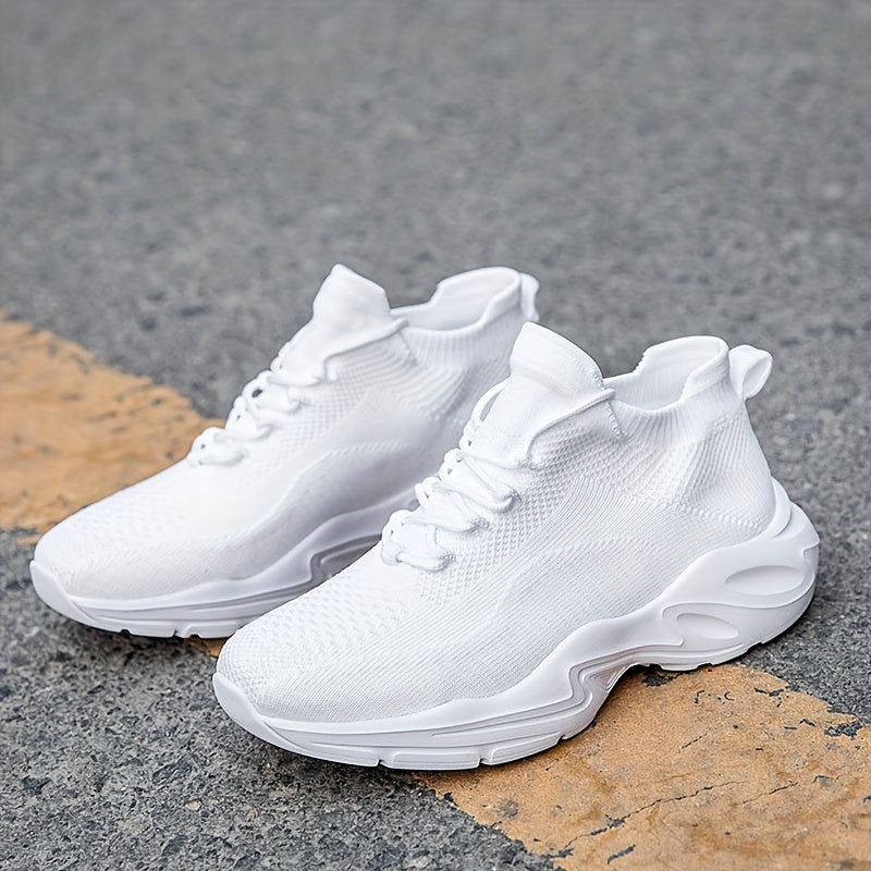 Women's Lace-up Athletic Sock Sneakers Anti-slip Running Shoes
