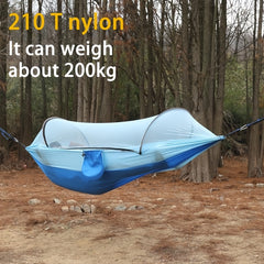 Quick Opening Hammock with Mosquito Net for Camping
