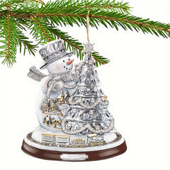 Christmas Tree Snowman Crystal Tree Hanging Ornaments Decoration