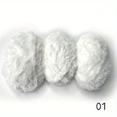 Mink Feather Yarn 4 Rolls for DIY Knitting and Crocheting