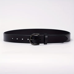 Men's Calfskin Leather Belt Pin Buckle Casual Belt For Jeans Pants