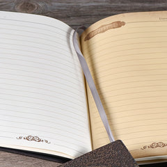 Vintage Embossed PU Leather Notebook Owl Patterned A5 Notebook