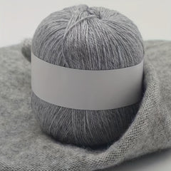2pcs Hand Woven Cashmere Scarf Sweater Thread DIY Yarn 50g pc