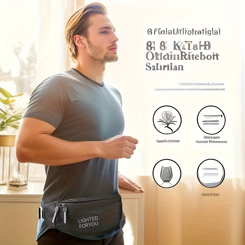 Portable Waist Bag For Fitness Mountaineering Running Riding Chest Bag