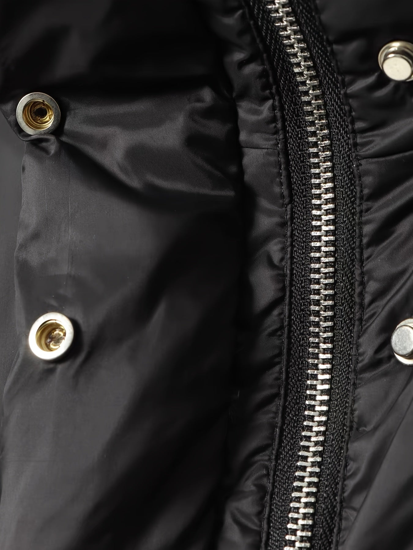 Women's Embroidered Puffer Jacket - Warm Winter Outdoor Sports