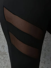  Contrast Mesh High Stretch Leggings