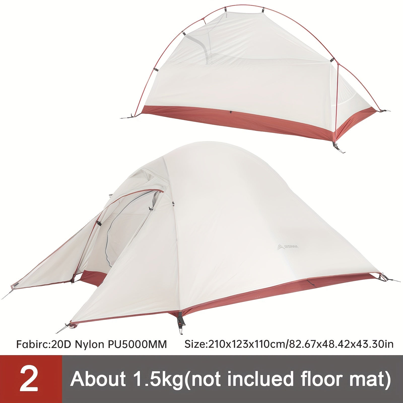 Water Resistant Portable Tent for Outdoor Camping Hiking Backpacking